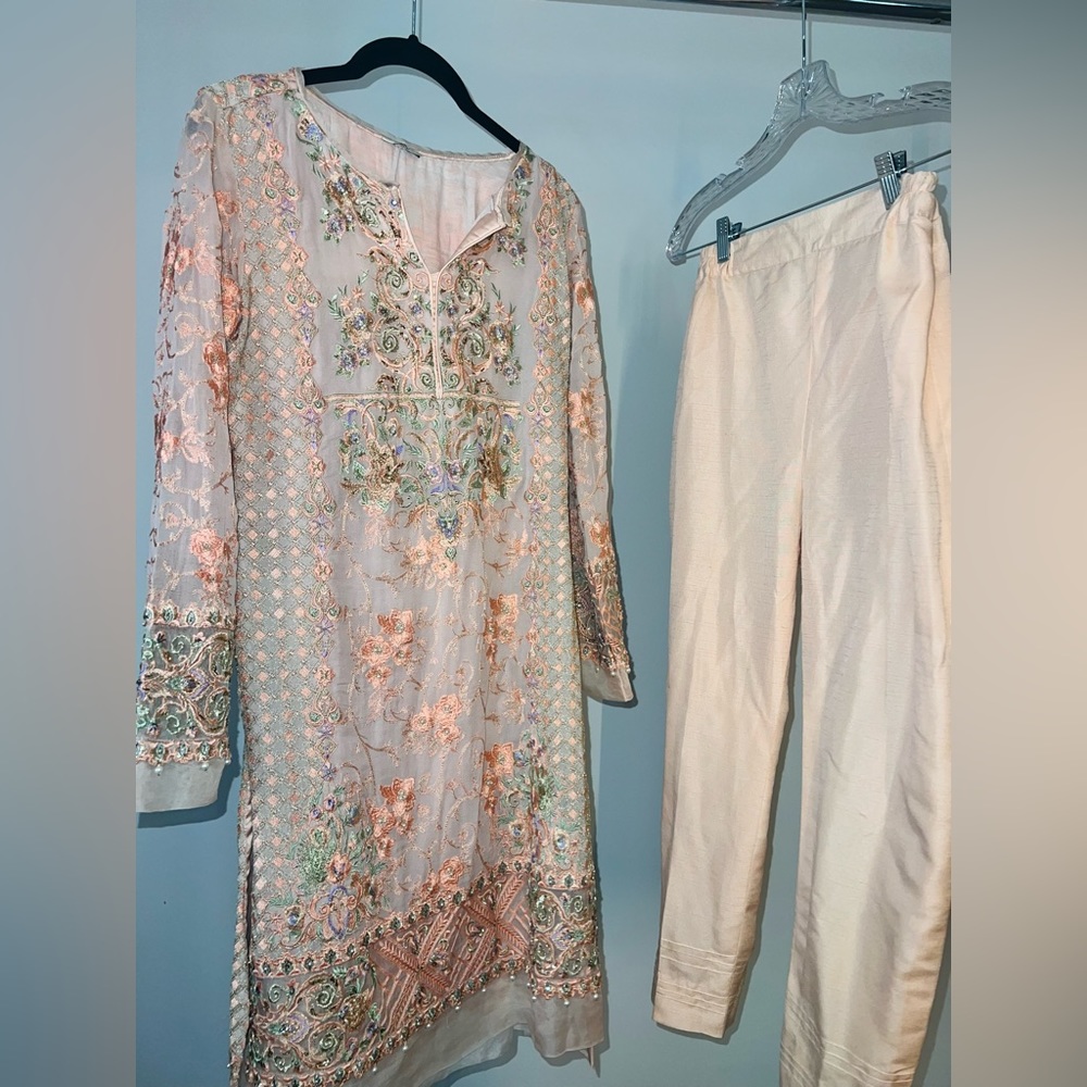 Branded Pakistani Shalwar Kameez - Sapphire